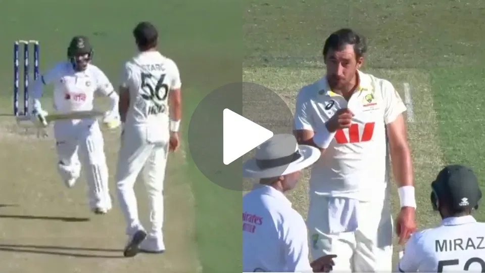 Watch - Mitchell Starc Loses Cool At Bangladesh Star After Massive Offense